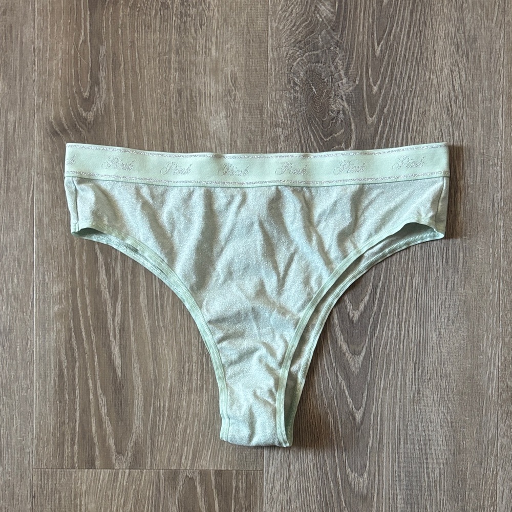 PINK Sparkly Brazilian Panty